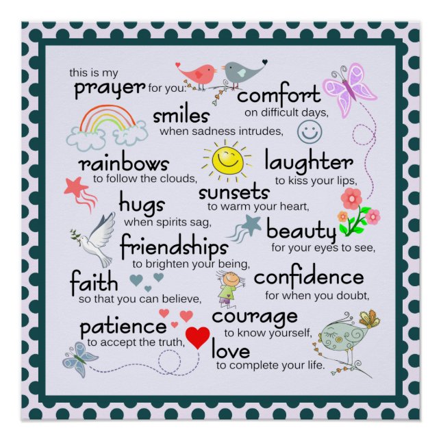 Pôster Minha Oração Por Você (Frente)