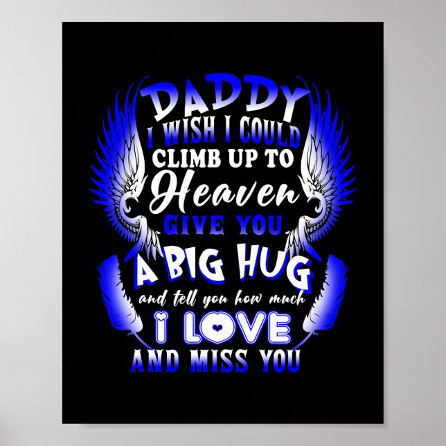 Poster Minha Pai Diz O Quanto Eu Amo A Sua Falta (Frente)