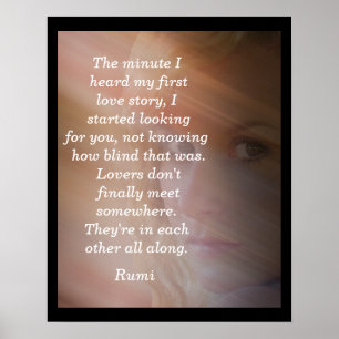 Poster Minha primeira história de amor - Rumi - impress