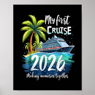 Poster Minha Primeira Viagem de Cruzeiro 2026 Férias de C