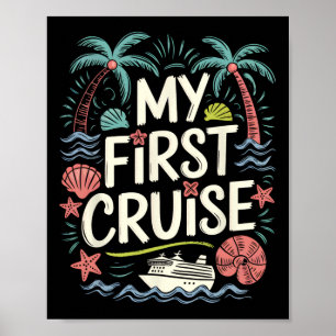Poster Minha Primeira Viagem de Cruzeiro Férias em Famíli