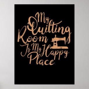 Poster Minha Sala De Quilintar É Meu Lugar Feliz - Quili