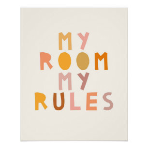 Pôster Minha sala Minhas regras