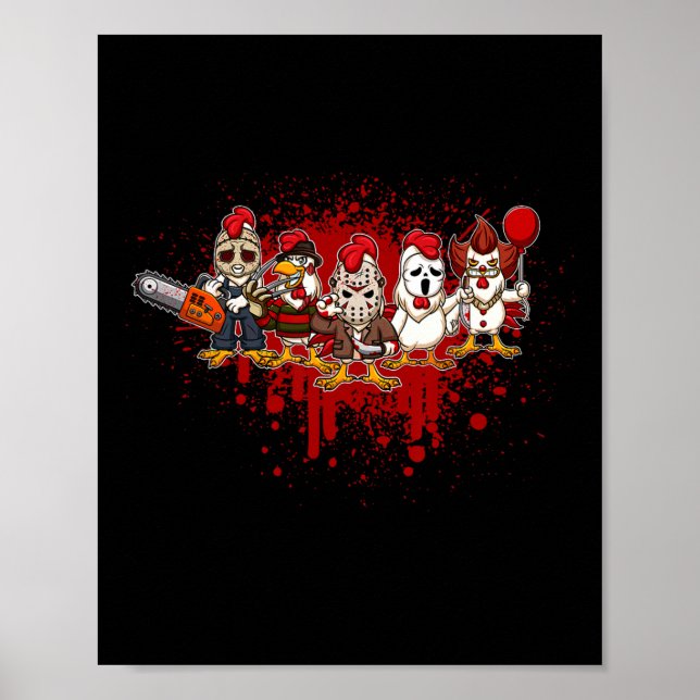 Poster Minha Tripulação do Horror - Galinha do Halloween (Frente)