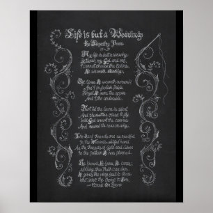 Pôster Minha vida é mas uma tecelagem