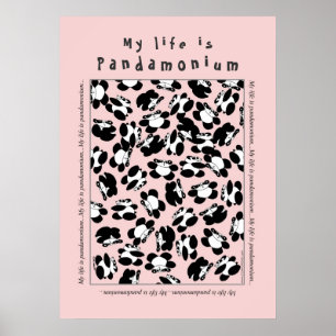 Poster Minha vida é panda-monium