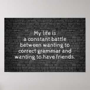 Poster Minha vida é uma piada de batalha constante