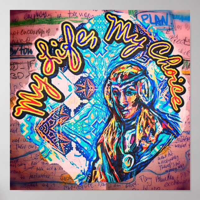 Poster Minha Vida, Minha Escolha. Mulher parecida com a p (Frente)