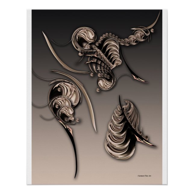 Pôster "Minha visão transcendental", Poster brilhante (Frente)