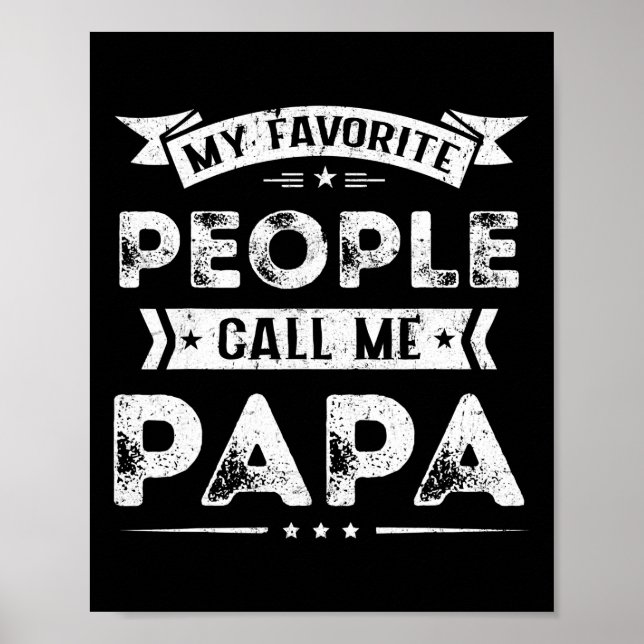 Poster Minhas Pessoas Favoritas Me Chamam De Papai (Frente)