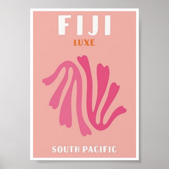 Poster Mini Cartaz - Fiji Luxe (Frente)
