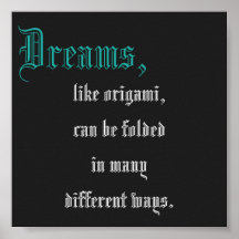 Mini citação originami