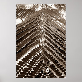 Poster mini folhas - old