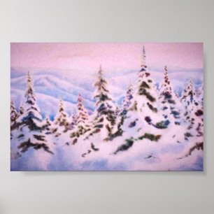 Pôster Mini-Poster da paisagem do inverno