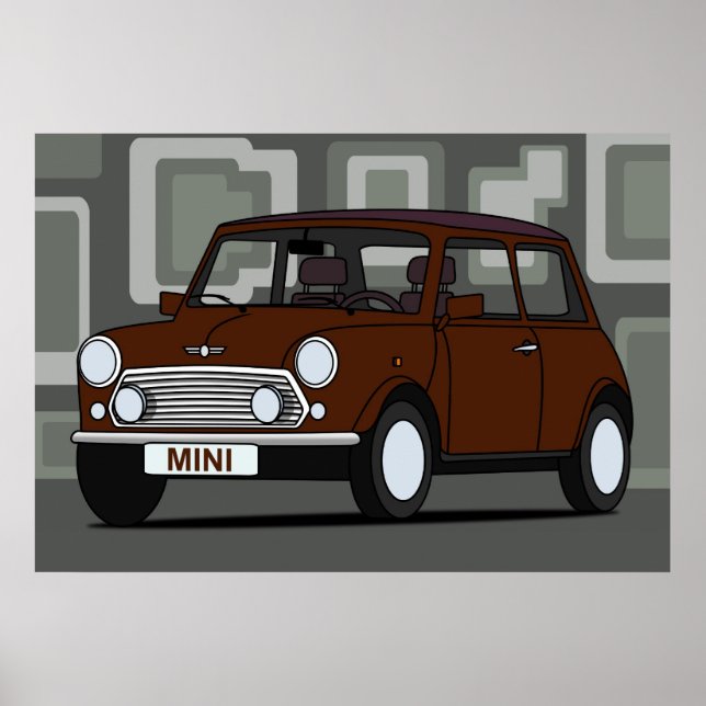 Pôster Mini retro (Frente)
