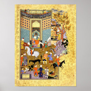 Poster Miniatura persa: Não venda meu asno maravilhoso!