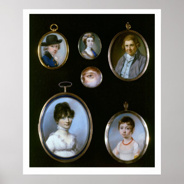 Pôster Miniaturas de retrato, de LtoR e TtoB: Sir Thoma (Frente)