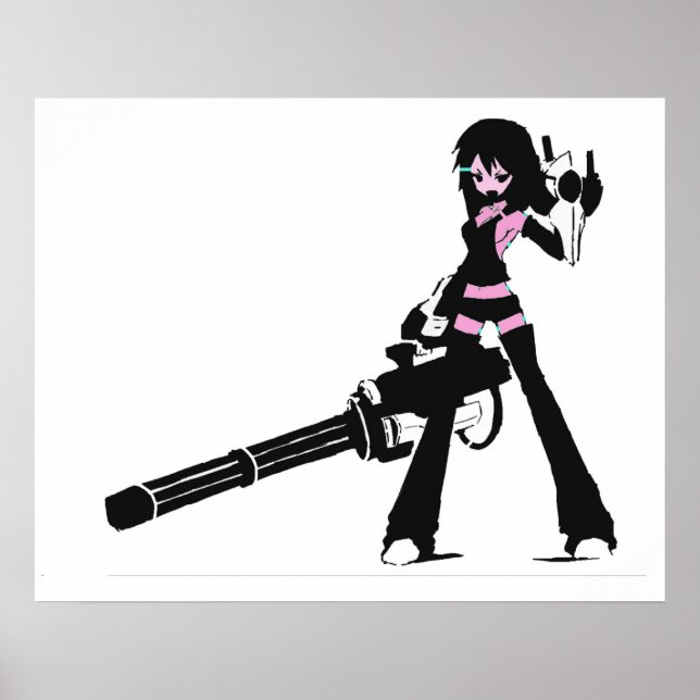 Poster Minigun lass! (Frente)