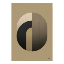 Minimal Art Deco Arch Wall Art | Luxury Gold