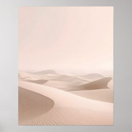 Poster Minimal Desert Dunes Wall Art Print