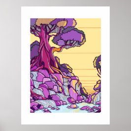 Poster Minimal Landscape Art Print