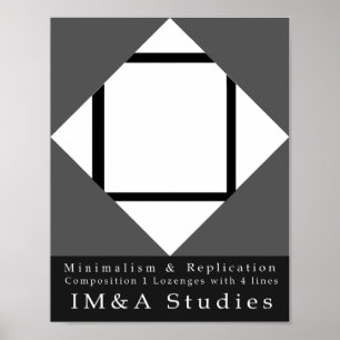 Poster Minimalism Replication 1 Composition 1 Lozenges