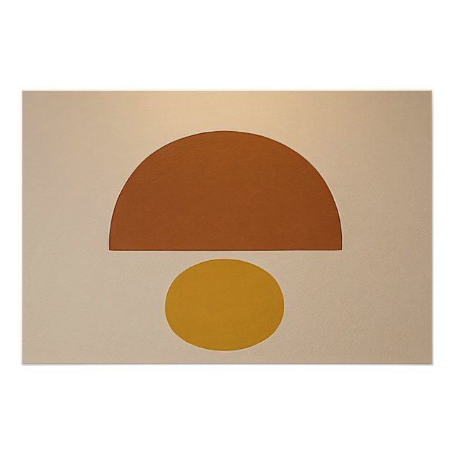 Pôster Minimalismo puro (Frente)