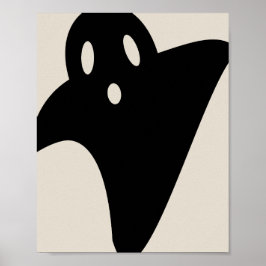 Poster Minimalist cute ghost