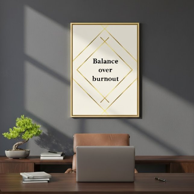 Poster Minimalist Wall Art Neutral Office Print Wall Art (Criador carregado)
