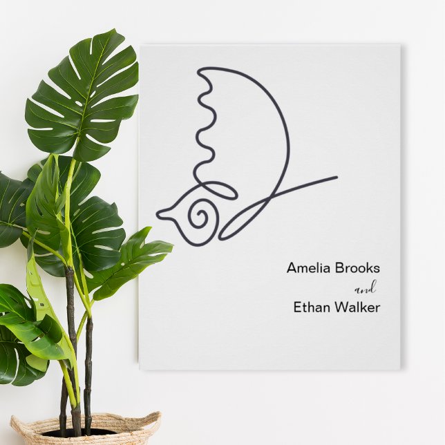 Pôster Minimalist Wedding Poster (Criador carregado)