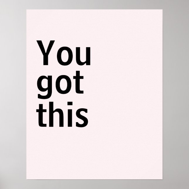 Poster minimalista (Frente)