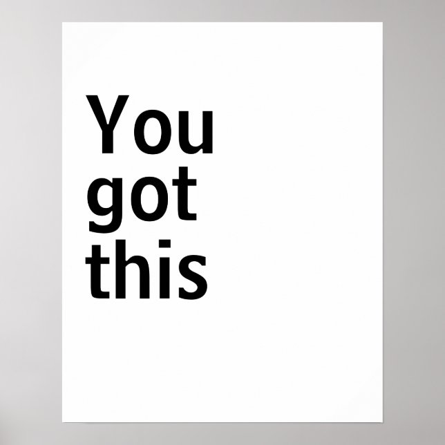 Poster minimalista (Frente)