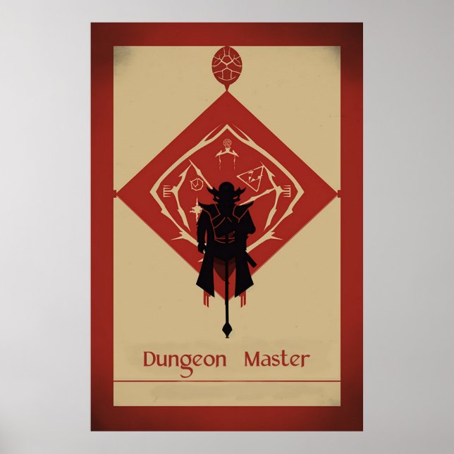 Poster Minimalista Dungeon (Frente)