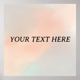 Poster minimalista editável - Design de Serene Pas