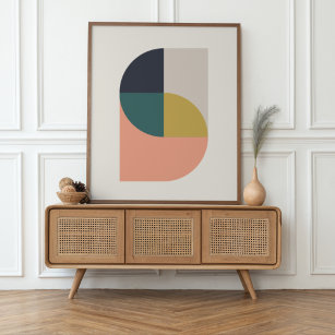 Poster Minimalista Geométrico Moderno Elegante Abstrato