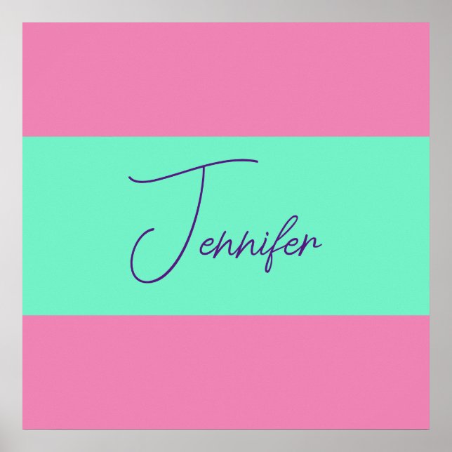 Poster Minimalista Moderno Simples Cor Pastel Tendência (Frente)