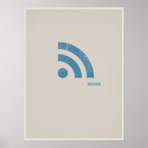 Poster minimalista RSS