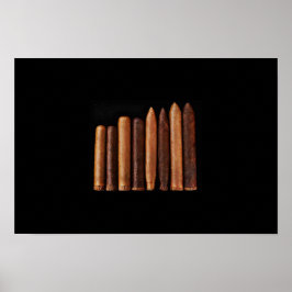 Poster Minimismo do Cigarro em Cuba