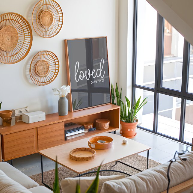 Poster Mínimo de citação de Faith Love (Criador carregado)