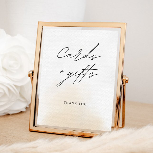 Poster Mínimo de placas de Chá de panela e sinal de prese (Criador carregado)