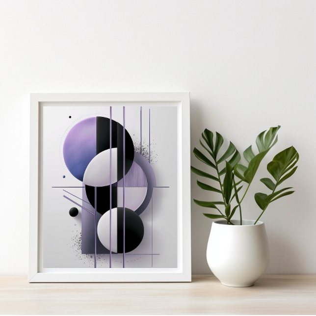 Poster Mínimo Elegante Abstrato Geométrico Moderno (Criador carregado)