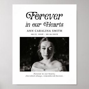 Poster Mínimo Funeral Retroativo para sempre em nosso Sin