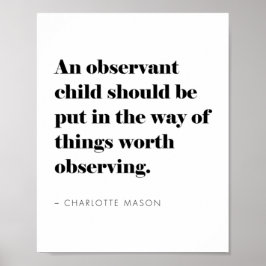 Poster mínimo moderno e inspirador educacional