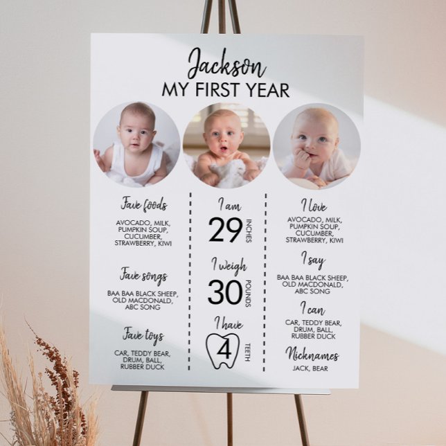 Poster Mínimo moderno - Símbolo de Marco de 3 Fotografias (Criador carregado)