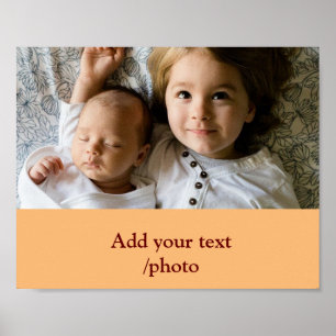 Poster Mínimo simples ADICIONAR SUA FOTO TEXTO NATAL    