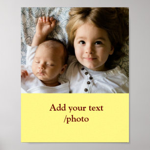 Poster Mínimo simples ADICIONAR SUA FOTO TEXTO NATAL