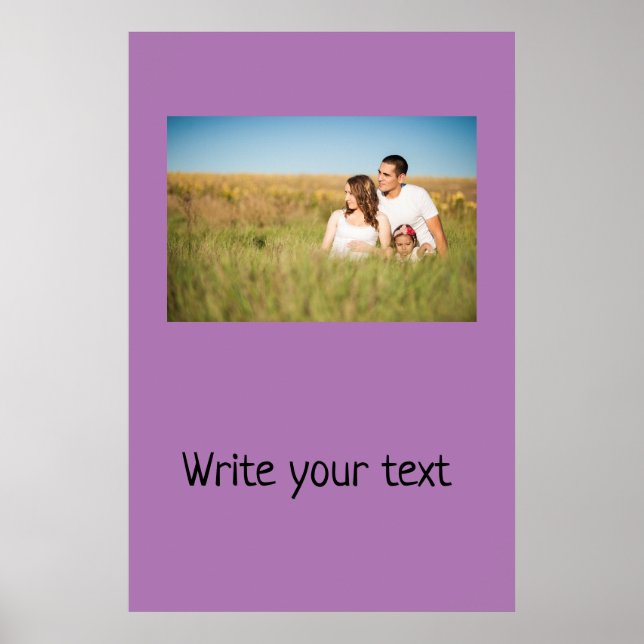 Poster Mínimo simples adicione seu nome de texto de logot (Frente)