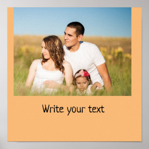 Poster Mínimo simples adicione seu nome de texto de logot