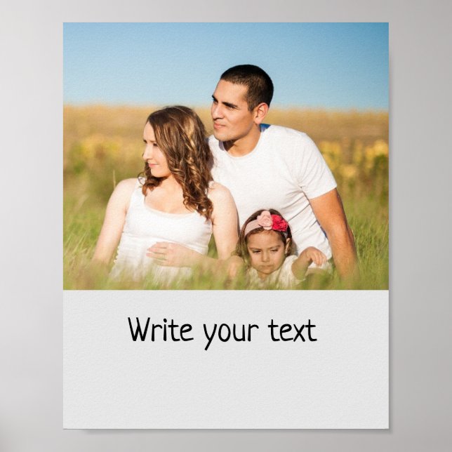 Poster Mínimo simples adicione seu nome de texto de logot (Frente)