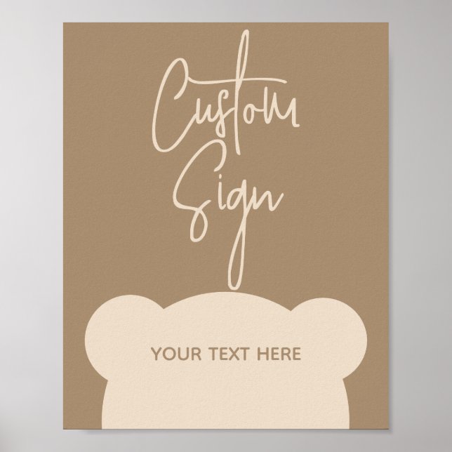 Poster Mínimo simples toque de Pacificador com Chá de fra (Frente)